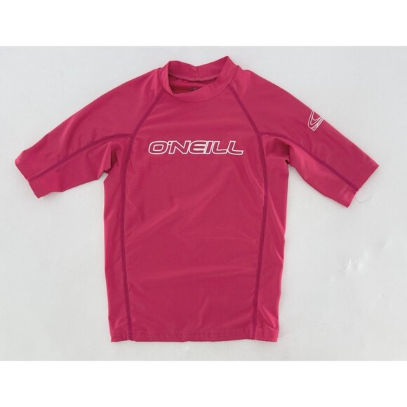 O'Neill Kid's‎ Basic Skins Short Sleeve Rash Guard Size 12 Summer - Picture 1 of 7